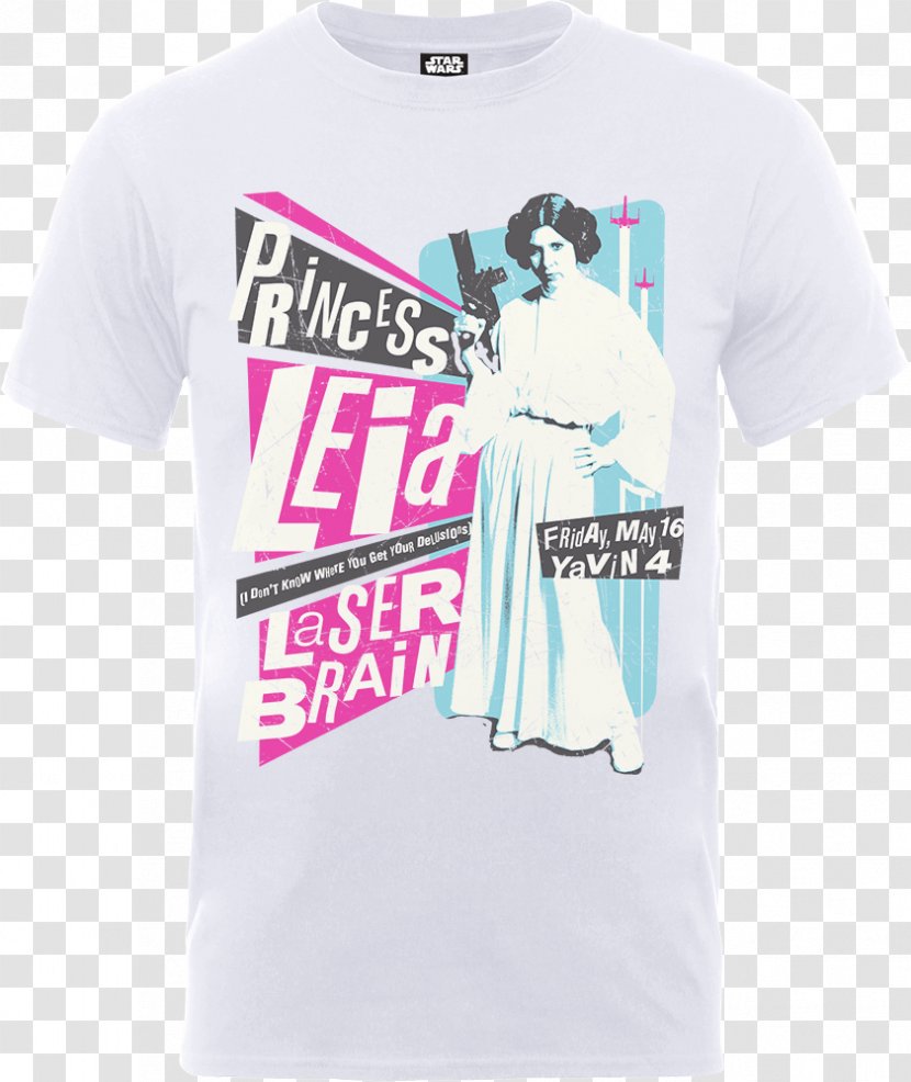 T-shirt Leia Organa Luke Skywalker Stormtrooper Anakin Transparent PNG