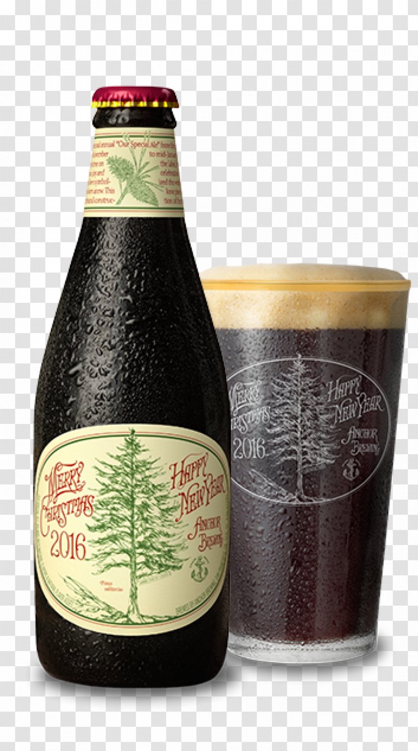 Anchor Brewing Company Beer Ale Steam Distilled Beverage - Bottle Transparent PNG