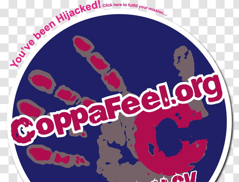 Logo Brand CoppaFeel! Font - Label - Kake Transparent PNG