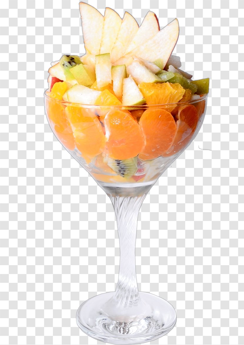 Fruit Salad Ice Cream Cocktail Garnish Punch Dessert Transparent PNG