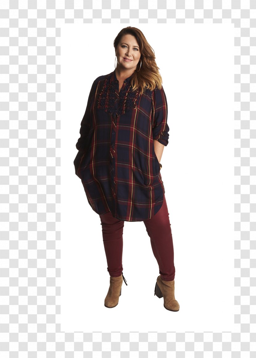 Tartan Tunic Coat Sleeve Pants - Evening Transparent PNG