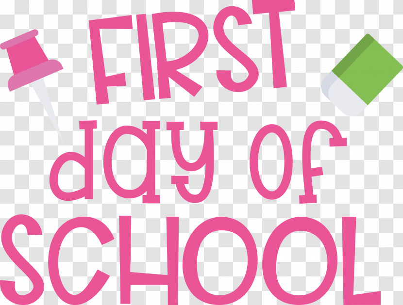 First Day Of School Education School Transparent PNG