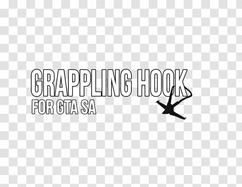Logo Brand Font - Monochrome - Grappling Hook Transparent PNG