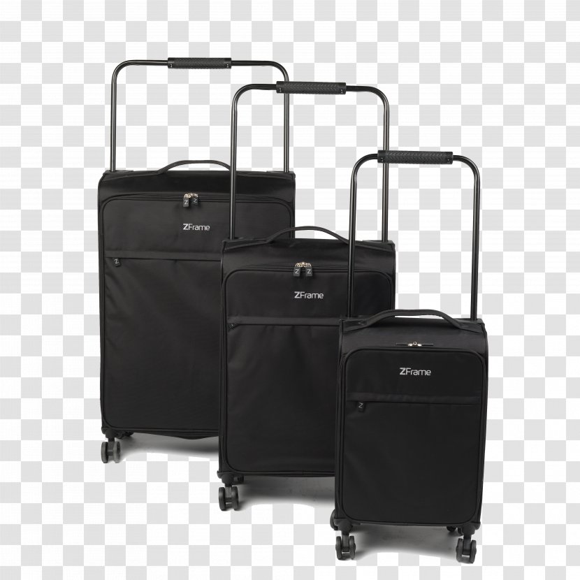 Suitcase Hand Luggage Baggage Trolley Travel - Kofferset Transparent PNG
