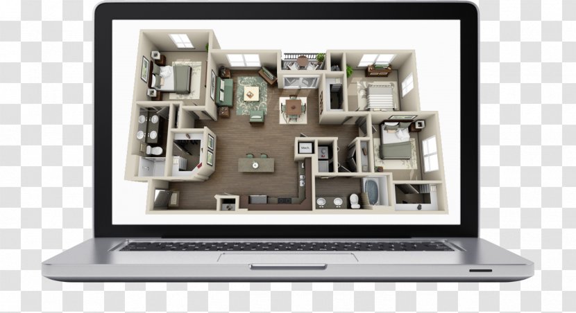 ApartmentWIZ 3D Floor Plan House - Interior Design Services Transparent PNG