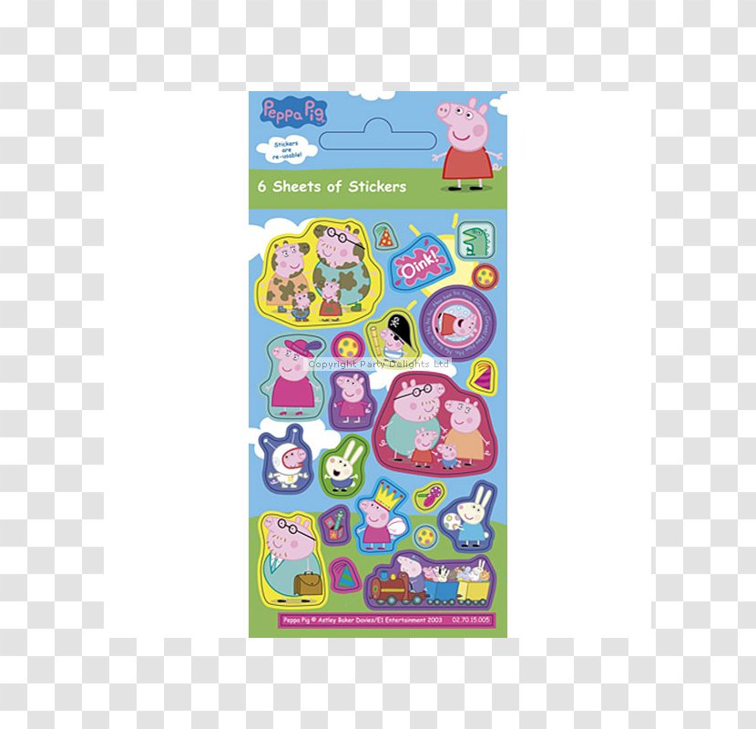 Paper Sticker Birthday Party Toy Transparent PNG