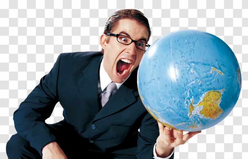 Globe World Businessperson Earth Gesture Transparent PNG