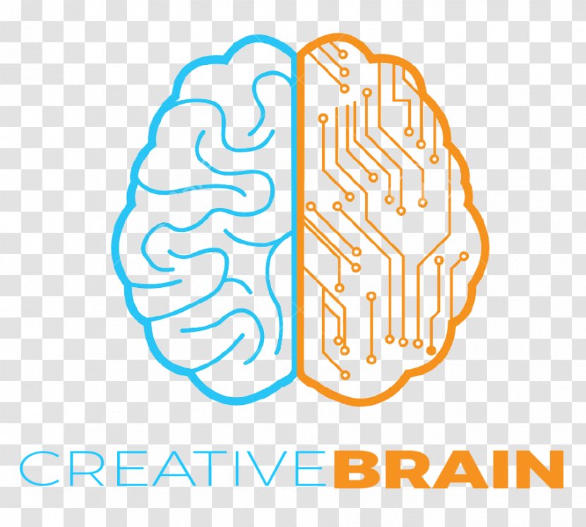 Brain Logo Creativity Technology - Watercolor - Creative Transparent PNG