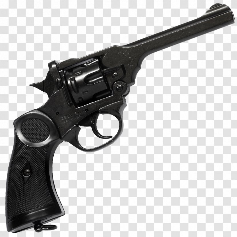 Weapon Webley Revolver Gun Firearm - Silhouette - Dead Rose Transparent PNG
