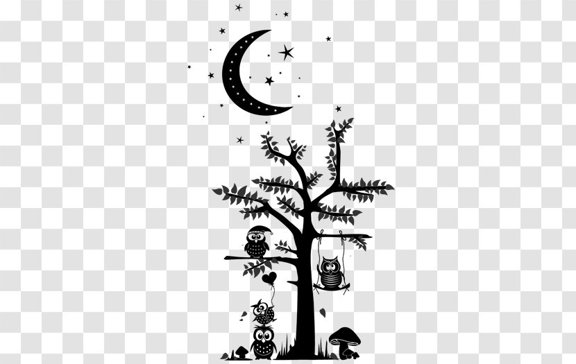 Owl Wall Decal Nursery Furniture House - Tree Transparent PNG