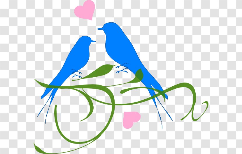 Lovebird Clip Art - Heart - Tie Branch Chaos Transparent PNG