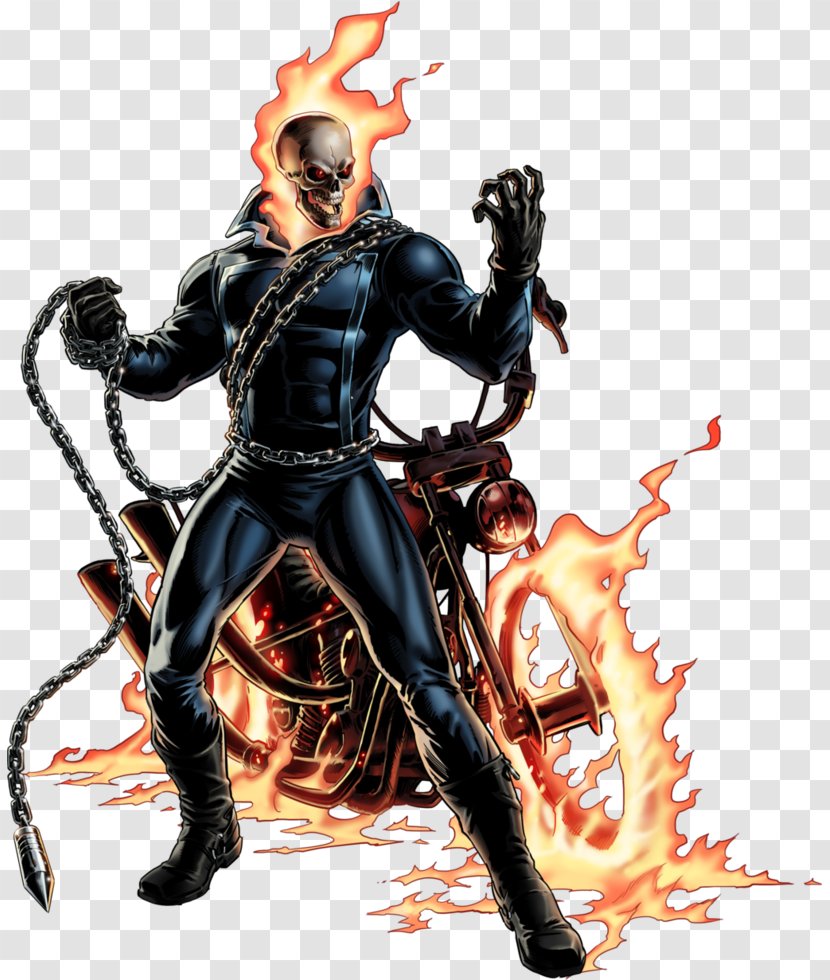 Marvel: Avengers Alliance Johnny Blaze Nick Fury Vision New York Comic Con - Marvel Comics - Captain Transparent PNG