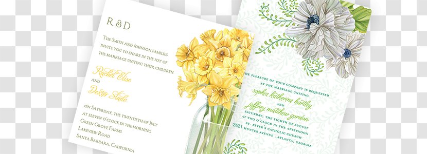 Cut Flowers - Text - Bookmark Transparent PNG
