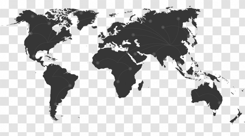 World Map Globe Vector Graphics - Royaltyfree Transparent PNG