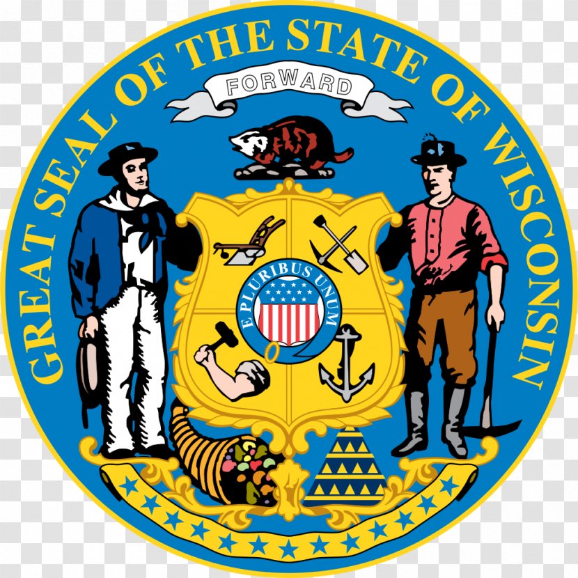 Virginia Seal Of Wisconsin State Capitol Flag U.S. - United States - Symbol Transparent PNG