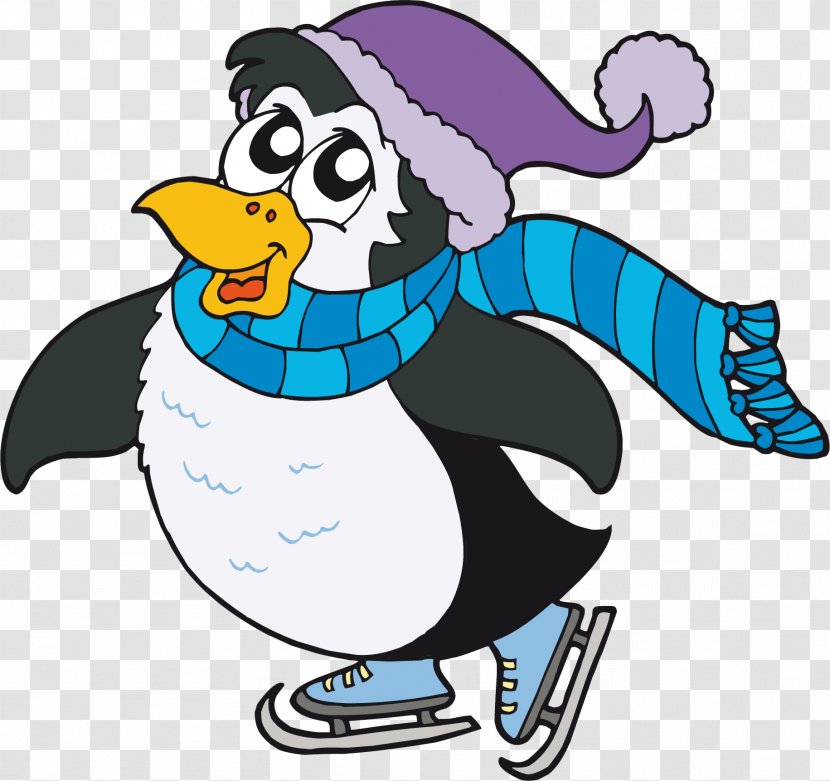 Pittsburgh Penguins Ice Skating Cartoon - Organism - Skates Transparent PNG