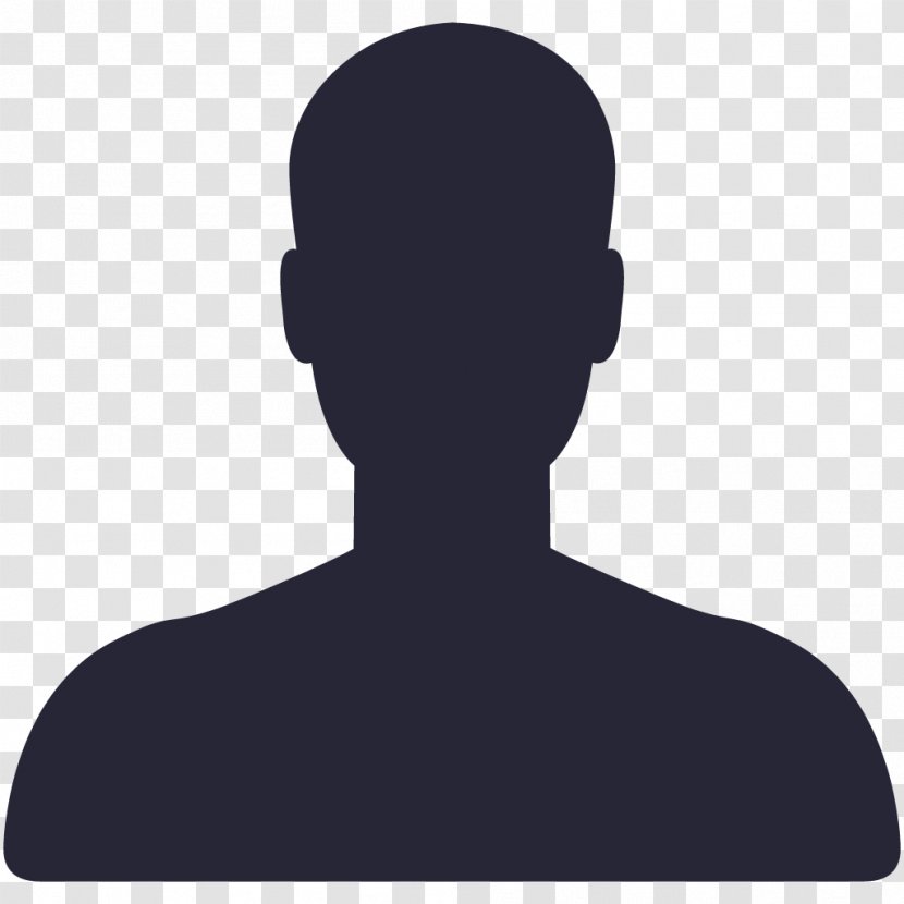 Silhouette User Profile - Neck Transparent PNG