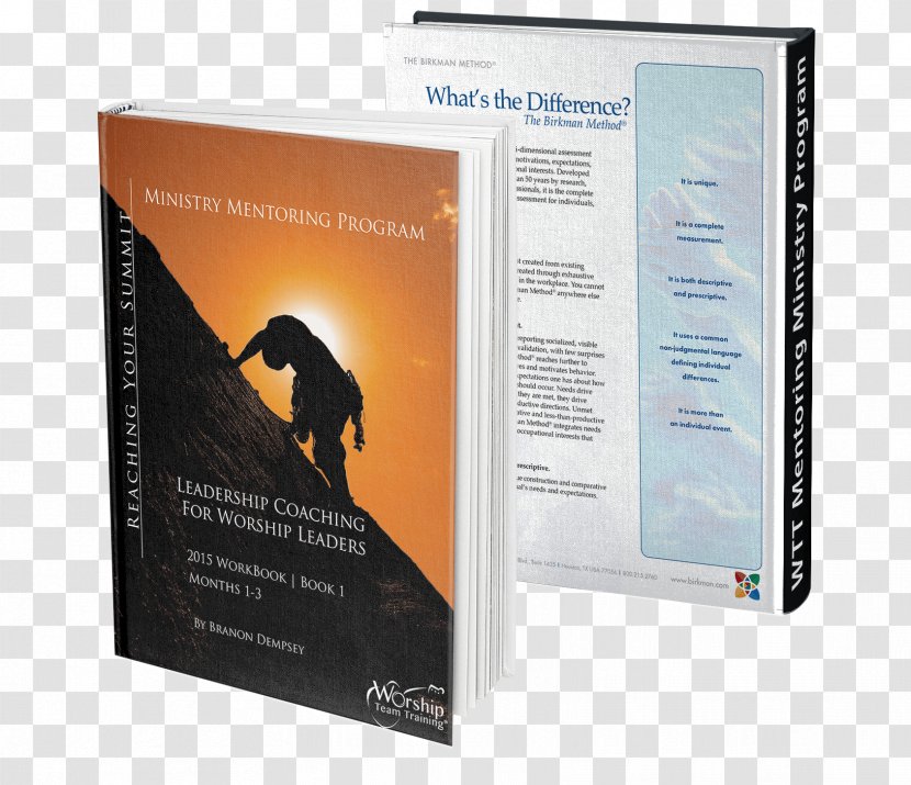 Computer Software Leadership Mentorship Brand Training - Contemporary Worship Music - Mockup Book Transparent PNG