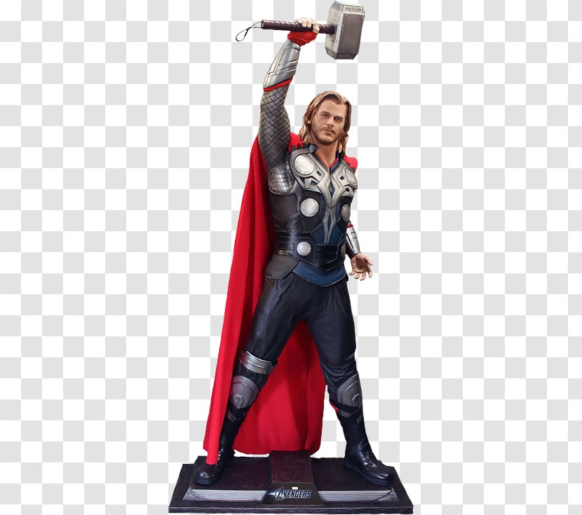 Thor Hulk Loki Statue Superhero - Avengers Age Of Ultron Transparent PNG