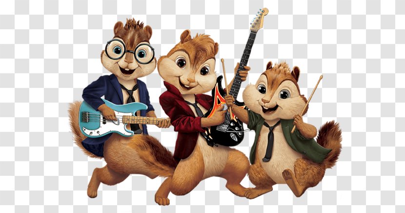 Alvin And The Chipmunks In Film Theodore Seville Chipettes - Cartoon Transparent PNG