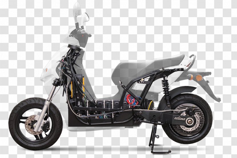 Wheel Motorized Scooter Motorcycle Accessories - Motor Vehicle Transparent PNG