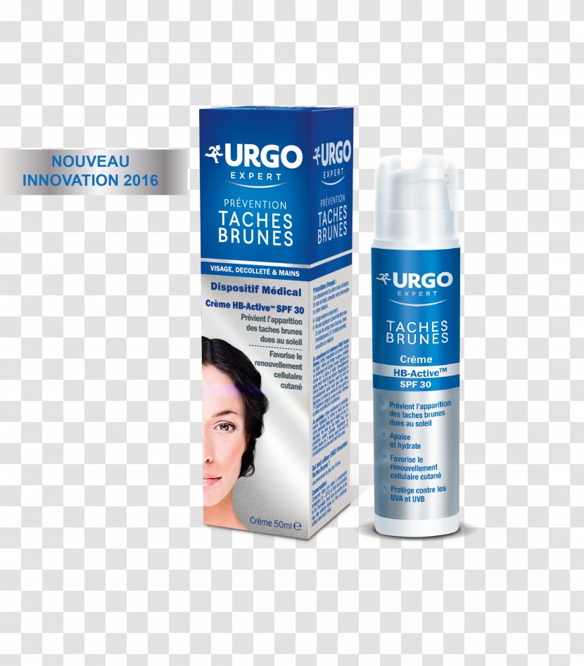 Cream Lotion Liver Spot Laboratoires URGO S.A. Cryotherapy - Therapy - Face Transparent PNG
