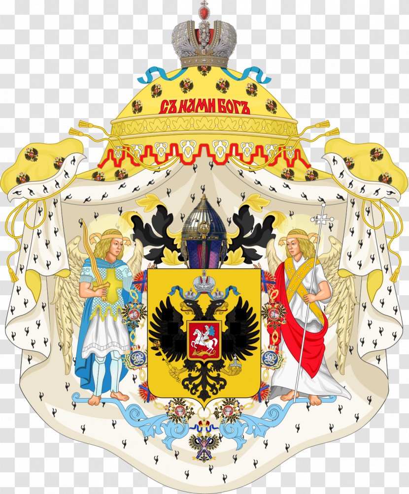 Russian Empire Coat Of Arms Congress Poland Crest - Usa Gerb Transparent PNG