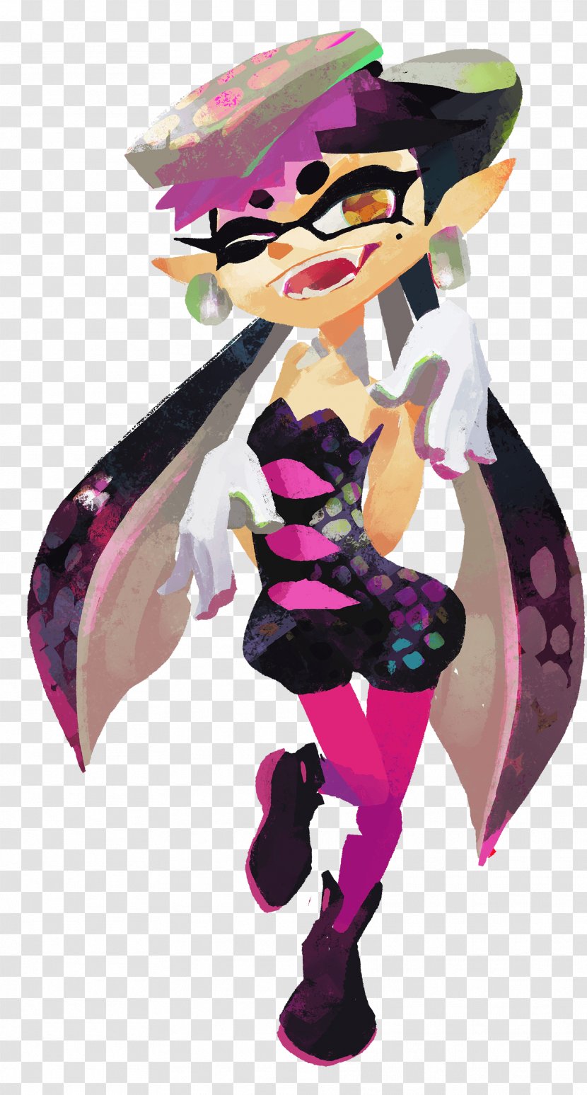 Splatoon 2 Video Game Callie Torres Character - Mythical Creature - Sister Transparent PNG