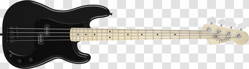 Fender Precision Bass Guitar Musical Instruments Electric - Silhouette Transparent PNG