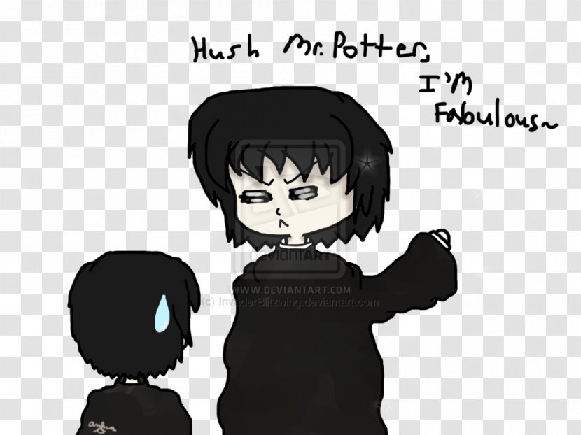 DeviantArt Artist World Black Hair - Joint - Snape Transparent PNG