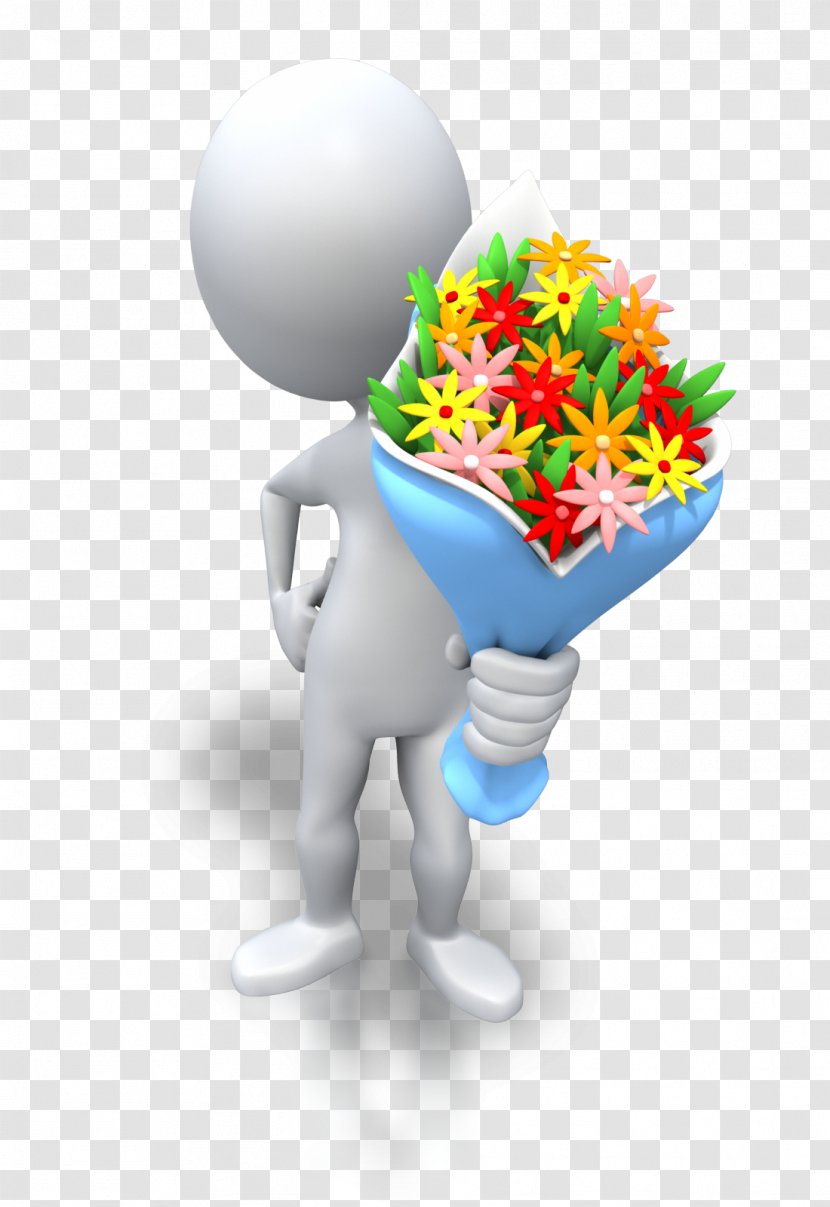 Animation Flower Gift Clip Art - Digital Media - Give Transparent PNG