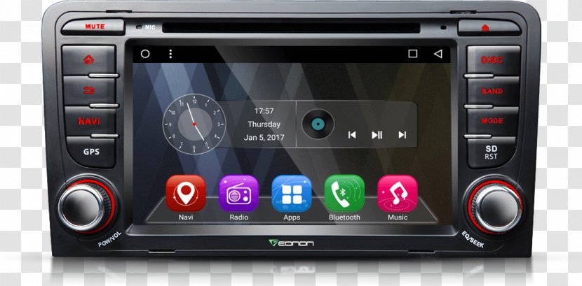 Car Audi A3 S3 DVD Player - Automotive Design Transparent PNG