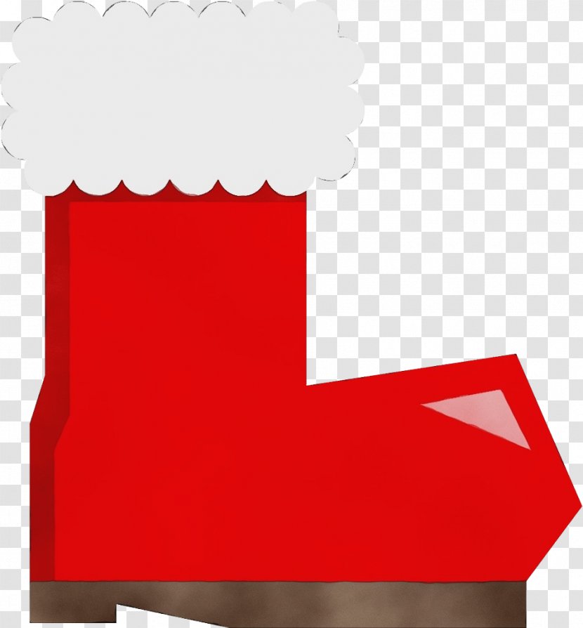 Red Furniture Table - Wet Ink Transparent PNG