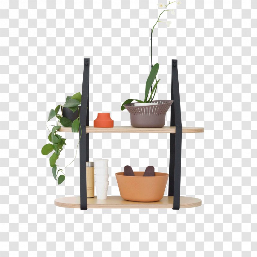 Shelf Furniture Plastic - Flowerpot - Stationery Decor Transparent PNG