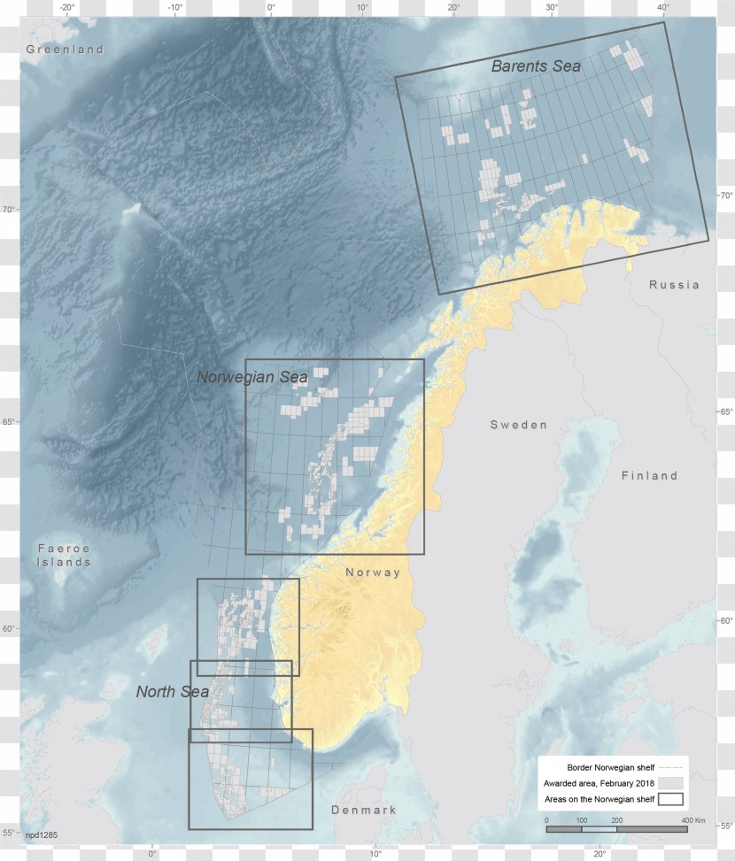 Norwegian Continental Shelf Norway Sea Barents Draugen Oil Field - Map - Area Transparent PNG