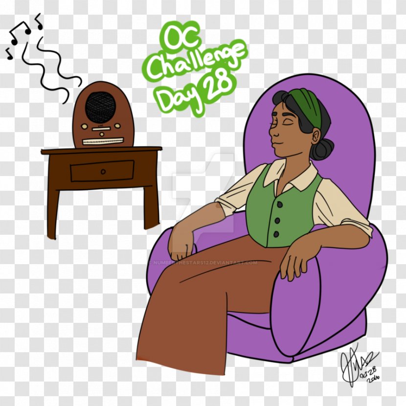 Clip Art Furniture Human Behavior Illustration Sitting - Cartoon - 28day Transparent PNG