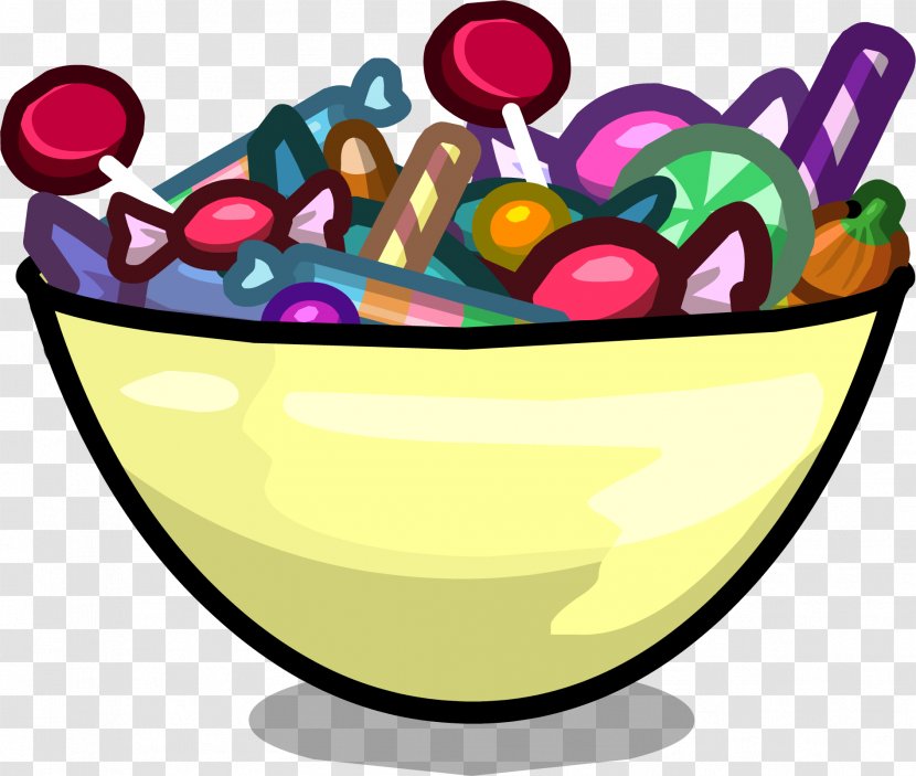 Club Penguin Candy Bowl Clip Art - Trick Or Treat Transparent PNG