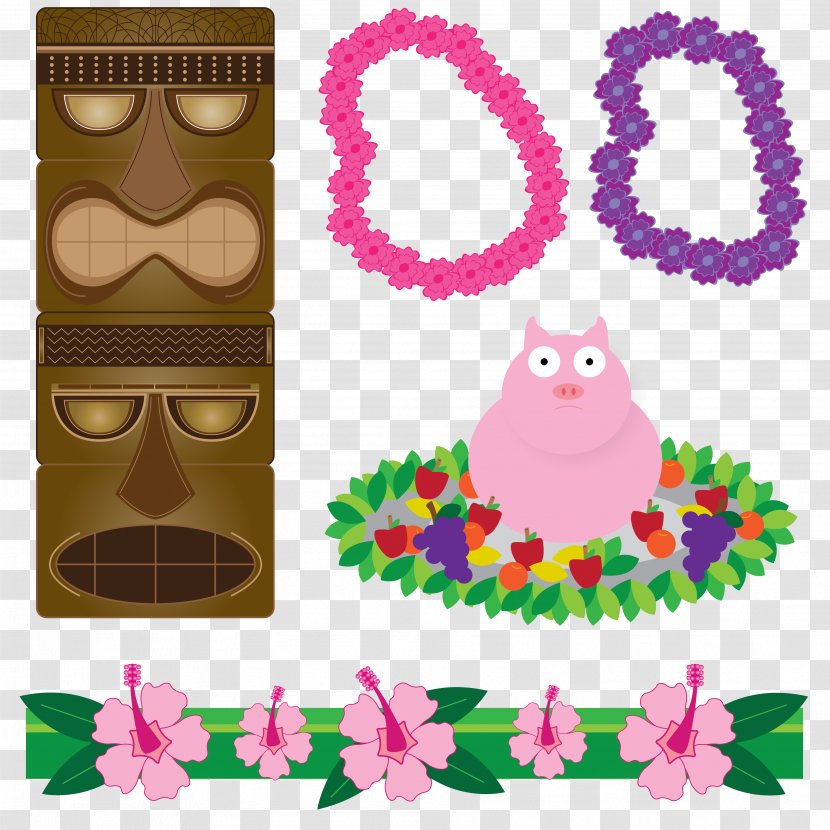 Cuisine Of Hawaii Luau Image Clip Art - Baby Toys - Aloha Symbol Transparent PNG