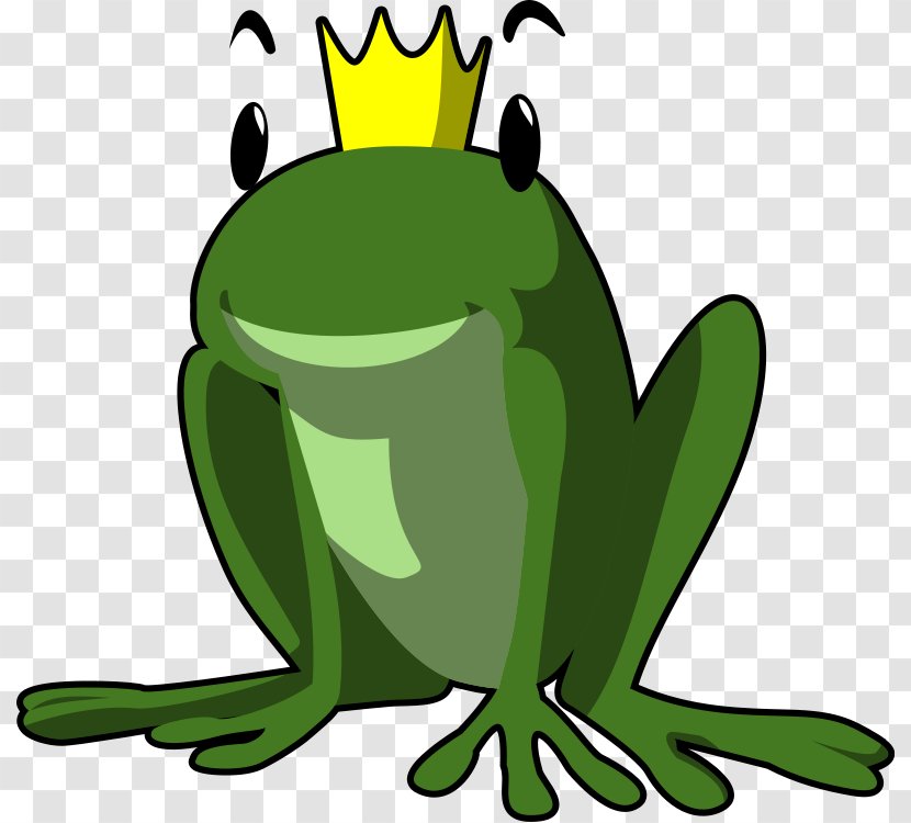 The Frog Prince Fairy Tale Clip Art - Princess And - Vector Transparent PNG