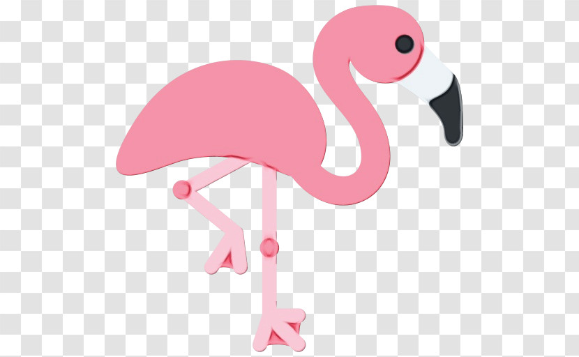 Flamingo M Pink M Animal Figurine Beak Meter Transparent PNG