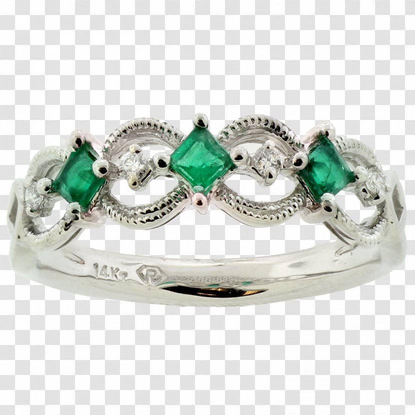 Emerald Silver Diamond - Platinum Transparent PNG