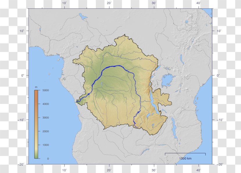 Congo River Chambeshi Uele Basin Boyoma Falls - Drainage - Exotic Holiday Transparent PNG