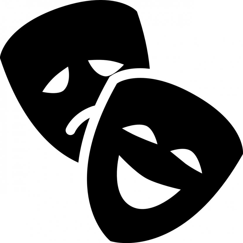 Musical Theatre Drama Mask Clip Art - Watercolor Transparent PNG