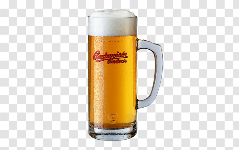 Beer Pint Glass Budweiser Budvar Brewery Imperial - Glasses Transparent PNG