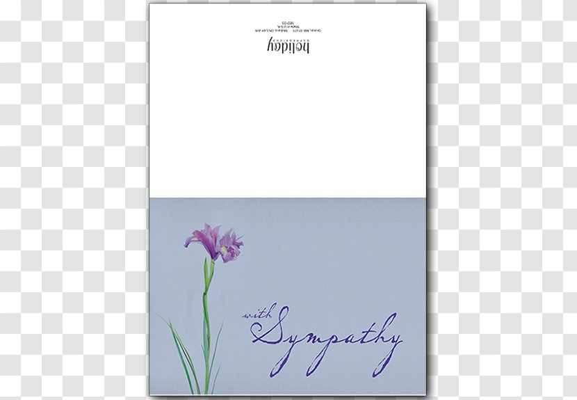 Family Violet - Sympathy Card Transparent PNG