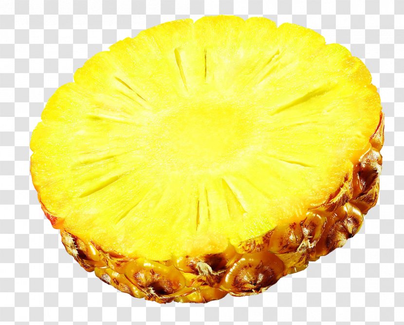 Pineapple - Fruit - A Slice Of Transparent PNG