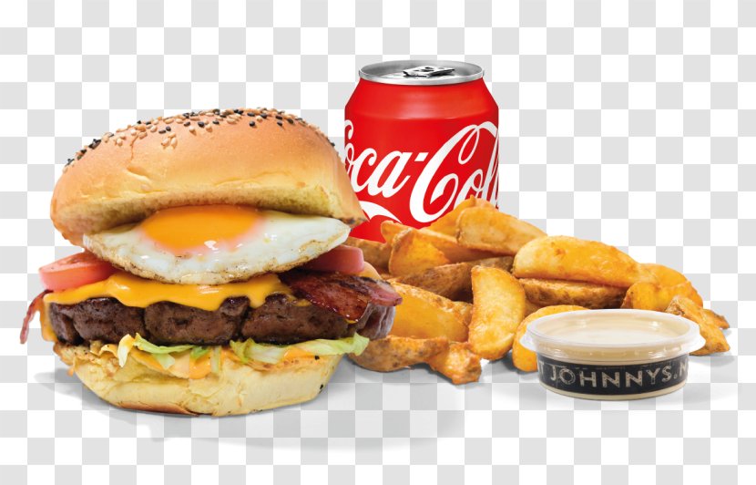 Cheeseburger Breakfast Sandwich Patty Veggie Burger Fast Food - Fried - Onion Ring Transparent PNG