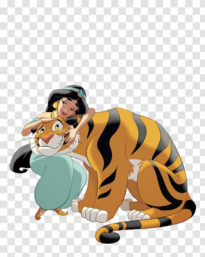 Princess Jasmine Rajah Aladdin Disney Belle - Cat Like Mammal Transparent PNG