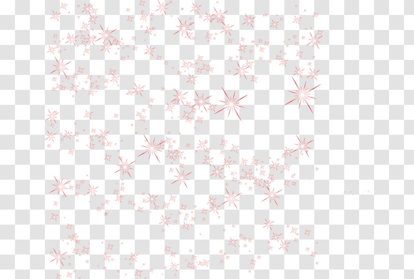 Pink Petal Pattern - Texture - Red Star Shading Transparent PNG