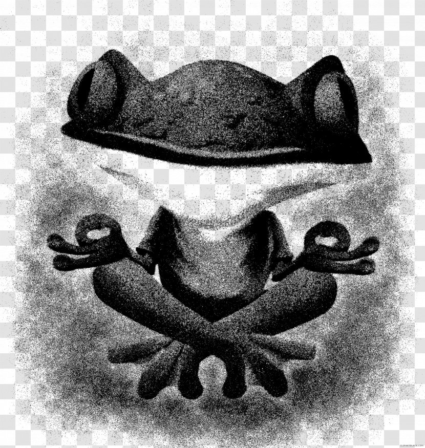 Frog Meditation Sticker Decal Clip Art Transparent PNG